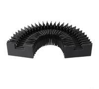 Copertura a soffietto pieghevole super morbida per guide lineari HGR20 compatibile con apparecchiature CNC e applicazioni di fresatura (lunghezza allungata 800 mm)