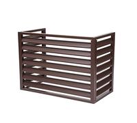 Copertura AC in alluminio resistente, persiane resistenti alle intemperie per protezione dell'aria condizionata esterna e recinzione da giardino