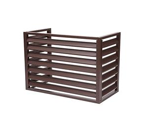 Copertura AC in alluminio resistente, persiane resistenti alle intemperie per protezione dell'aria condizionata esterna e recinzione da giardino