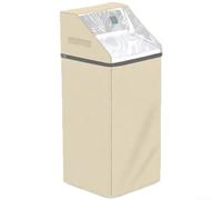 Copertura addolcitore d'acqua con PVC trasparente per, giacca isolante a 3 strati per serbatoio esterno, custodia impermeabile Oxford 600D, coperta termica antigelo con vista