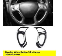 Copertura Adesivi Cornice Pulsante Volante Auto Per IX35 2010-2015