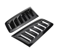 Copertura Aella Presa Del Flusso D'Aria Griglie Ventilazione Per Cofano Auto Compatibile Con Per Golf MK5 MK6 MK7 CC Per Passat Per Jetta Per Polo Per Scirocco(Black)
