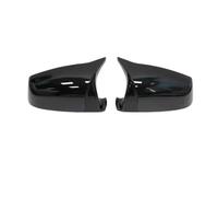 Copertura Ala Laterale Trim Esterni Auto 2 Pezzi Cappucci Specchietti Retrovisori Per BMW 5 6 7 Serie E60 E61 E63 E64 Copertura decorativa(Bright black)