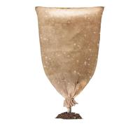 Copertura 'albero di tela, tessuto resistente all'umidità, 1 pezzo marrone, sacchetto di avvolgimento del congelamento, sacco dello scudo delle piante, chiusura del coulisse riutilizzabile, per la