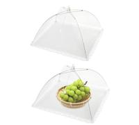 Copertura Alimentare Pieghevoli,2Pezzi Coprivivande a Rete Pieghevole Anti Insetti Coperture per alimenti Copri Alimenti Copertura Tende Ombrello Per Il Cibo, per Cibo,Frutta,Barbecue,per l'Esterno
