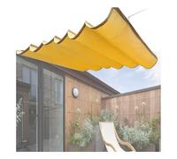 Copertura all'aperto ritrattabile dell'ombra del baldacchino, forma di U del cavo dello scorrevole di progettazione di Wave per