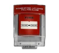 Copertura Allarme - Scudo In PVC Trasparente, Custodia Per Rilevatore Di Sicurezza, Protezione Protettiva Per Stazione Di Trazione, Custodia Impermeabile Per Montaggio A Parete | Alloggiamento Del Dis