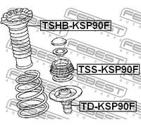 Copertura ammortizzatore pneumatico Assale anteriore TSHB-KSP90F FEBEST