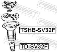 FEBEST TSHB-SV32F Parapolvere, Ammortizzatore