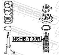Copertura ammortizzatore pneumatico Assale posteriore NSHB-T30R FEBEST