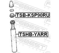 FEBEST TSHB-YARR Parapolvere, Ammortizzatore per TOYOTA