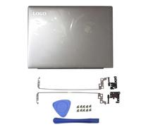 Copertura anteriore del coperchio posteriore LCD compatibile Palmrest Case di fondo tastiera per modelli di laptop 310-15abr 310-15isk 510-15ikb 510-15isk Parti di sostituzione(SILVER A HINGES)