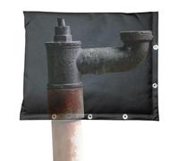 Copertura anti-riflusso, impermeabile, protezione antigelo per tubi, 40 x 50 cm, coperture isolate per il riflusso per esterni con 2 strati, per inverno, freddo, valvola del rubinetto della pompa