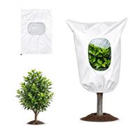 Copertura antigelo per piante con finestra di visualizzazione | Coperture per piante da 59,9 x 80 cm, riutilizzabili, invernali, per arbusti, vasi, alberi giovani, verdure