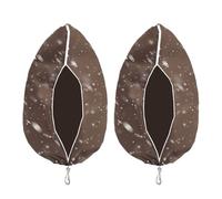 Copertura antigelo per Piante - Protezione Traspirante | 2 Pezzi di cappe per Piante Traspiranti con Cordino di trazione per Il Freddo all'aperto | per Uccelli, Conigli, scoiattoli, Rosa