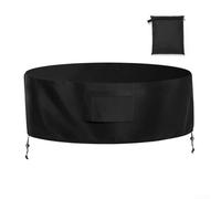 Copertura antincendio 84 x 84 x 38 cm, resistente, con coulisse regolabile con maniglie, prese d'aria, tessuto Oxford resistente alle intemperie per giardino