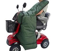 Copertura Antipioggia Antivento For Scooter Elettrico A Quattro Ruote Coperta Le Gambe, Riparo Universale For Scooter Elettrico La Protezione Delle Ginocchia Durante L'inverno All'aperto(Green)