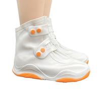 Copertura antipioggia - Copriscarpe Galosce riutilizzabili, alla moda, riutilizzabili, antiscivolo, durevoli, facili da maneggiare, con suola a doppio strato per