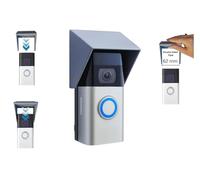 Copertura antipioggia e sole per videocitofono - Compatibile con Ring Battery Doorbell 3, 3 Plus, 4 e Battery Plus (solo 62 mm di larghezza) - Custodia protettiva impermeabile anti-riflesso estesa 55
