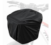 Copertura antipioggia per cestino da bicicletta, Capacità 35 Litri, Protezione Durevole e Resistente, Colore Nero, Adatta per Tutti i Tipi di Bici