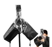 Copertura Antipioggia per Fotocamera,Protezione Impermeabile Antipioggia per Fotocamera,Pioggia Fotocamera Protettore Antipioggia per Macchine Fotografiche Canon, Nikon e altre Fotocamere DSLR,Nero