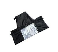 Copertura Antipioggia per Fotocamera Reflex 45x35 Nera | Nylon e Pvc, Finestra Trasparente, per Fotografia All'aperto, Protezione Contro Pioggia e Spruzzi