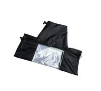 Copertura Antipioggia per Fotocamera Reflex Nera 45x35 | Nailon e Plastica, Finestra Trasparente in Pvc, Riprese Sotto Pioggia e Spruzzi Costieri