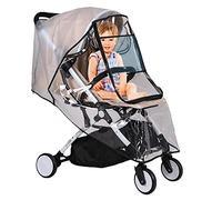 Copertura antipioggia per passeggino, impermeabile, con cinghia, con fori di ventilazione in rete per proteggere il bambino da neve, pioggia, vento,