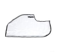 Copertura antipioggia per sacca da golf, compatibile con carrelli e carrelli, in PVC trasparente, impermeabile, protezione per borse da 118 x 64 cm, design pieghevole adatto ai viaggi