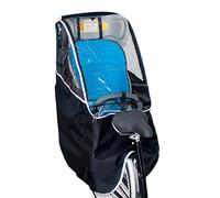 Copertura antipioggia per seggiolino per bambini da bicicletta | Copertura antipioggia per bicicletta, seggiolino per bambini | Cerniera per finestra da baldacchino posteriore per sedile | Copertura