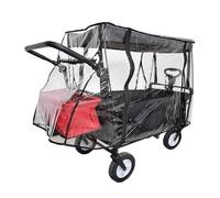 Copertura antipioggia pieghevole per auto, da campeggio, impermeabile, antipolvere e resistente alle intemperie, con porte laterali con cerniera su entrambi i lati, adatta per uso esterno