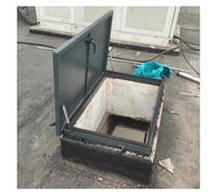 Copertura Antipioggia Porta Sicurezza Botola Manutenzione Comoda Uscita Lucernario Tetto Portello Fuga Emergenza Officina Produzione(50x50cm/1.64x1.64ft)