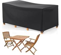 Copertura Antipioggia Rinforzata Copertura for mobili da Esterno 70 x 70 x 70 cm Adatta for Set da Giardino in Rattan e divani da Bar, Design Rettangolare di Grandi Dimensioni