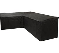 Copertura Antipioggia Rinforzata Copridivano angolare in Rattan a Forma di V, Resistente e di Grandi Dimensioni, copridivano for mobili da Esterno(286x286x82cm)
