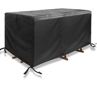 Copertura Antipioggia Rinforzata Coprimobili da Esterno Coprisedie da Giardino Copridivani in Rattan di Grandi Dimensioni Adatti for tavoli e sedie da Giardino(280x204x106cm)