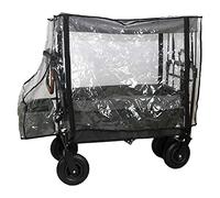 Copertura antipioggia trasparente pieghevole per carrello, mantiene il carrello asciutto e protetto, accessori per carrello da esterno