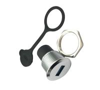 Copertura antipolvere del connettore della porta femmina USB 3.0 circolare compatibile per i dispositivi USB2.0 Alloggiamento in lega di durevolezza al supporto rotondo del pannello