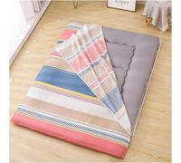 Copertura Antipolvere di Protezione A Tutto Tondo per Materasso Futon Giapponese Tatami, Coprimaterasso da Terra in Cotone 100% con Cerniera per Futo Singolo Doppio, Lavabile in Lava, C, 150 * 200cm