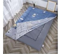 Copertura Antipolvere di Protezione A Tutto Tondo per Materasso Futon Giapponese Tatami, Coprimaterasso da Terra in Cotone 100% con Cerniera per Futo Singolo Doppio, Lavabile in Lava, A, 120 * 200cm