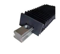 Copertura antipolvere for guida lineare CNC Binario di guida lineare HGR15 HGR20 HGR25 HGR30 Tipo Accodion flessibile Soffietto protettivo Coperture antipolvere per(HG20,2900mm)