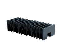 Copertura antipolvere for guida lineare CNC for guide HGR15, soffietto protettivo in stile organo con rapporto di compressione 10:1(1350mm)