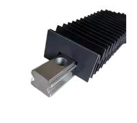 Copertura antipolvere for guida lineare CNC for guide HGR25 1 pezzo, protezione a soffietto industriale da 25 mm(750mm)