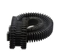 Copertura antipolvere for guida lineare HGR35, protezione a soffietto flessibile da 200-1000 mm for router CNC, fresa, macchine utensili(400mm)