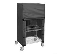 Copertura antipolvere impermeabile per mensole, realizzata in tessuto Oxford 210D, adatta per rastrelliere, disponibile in diverse varianti di dimensioni per un uso flessibile (91 x 46 x 157 cm)