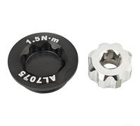 Copertura antipolvere in alluminio M20 per bici da strada con lavorazione CNC e strumento esagonale M6 per assistere la movimentazione dei bulloni a manovella (nero)