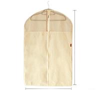 Copertura antipolvere in cotone con pannello frontale trasparente in rete di ventilazione per abiti blazer borsa portaoggetti traspirante interno spazioso 58 x 10 x 130 cm blu (A)