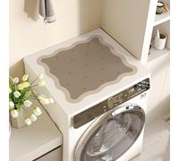 Copertura Antipolvere in Pelle, Copertura Superiore Dell'asciugatrice, Armadio di Lavaggio, Spessa, Morbida E Antiscivolo Adatta per Frigoriferi, Forni A Microonde, Elettrodomestici, C, 50 * 60cm