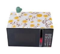 Copertura Antipolvere Microwave Dust Cover Printed Top Cloth with Storage Pocket(Yellow)