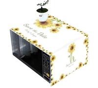 Copertura Antipolvere Microwave Oven Cover Waterproof Dustproof Oil-Resistant, Home Accessories(Yellow)