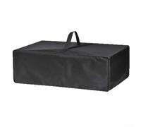 Copertura antipolvere nera per griglia del forno, copertura impermeabile per barbecue da interni, con apertura adattatore per elettrodomestici da cucina, 17,3 x 15,1 x 6,3 cm